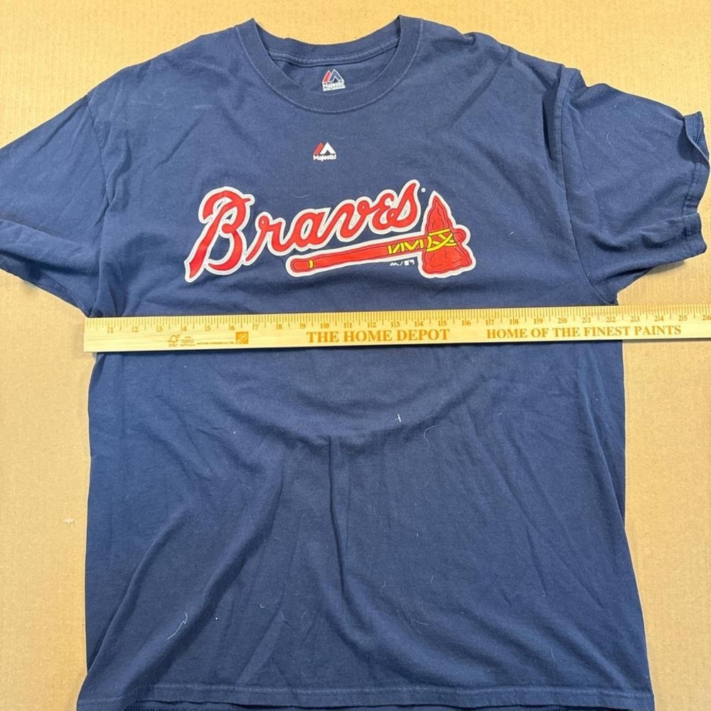 Braves jersey t shirt, Bobby Cox, XL, Blue, Majestic - Picture 5 of 5